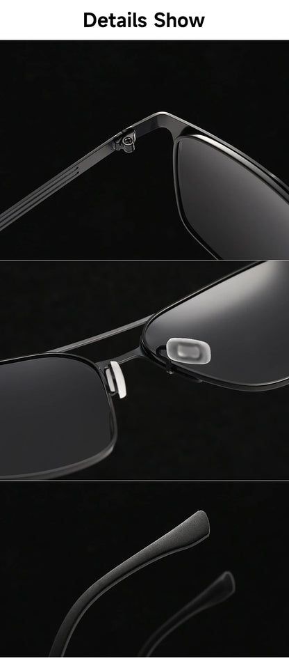 New Photochromic Polarized Sunglasses Man High Quality UV400 Sun Glasses Outdoor Driving Fishing Pilot Eyewear