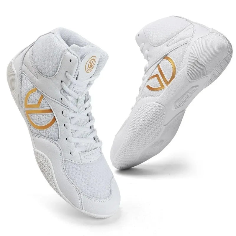 2026 New Trend Wrestling Sneakers Men Breathable Gym Training Shoe Man Non-Slip Men Fighting Shoes Mid-Top Boxing Shoes for Men