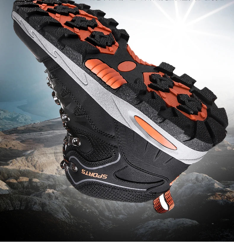 Waterdichte wandelschoenen voor buiten, voor heren en dames, voor de lente en herfst, slijtvaste bergsportschoenen, jachtsportschoenen