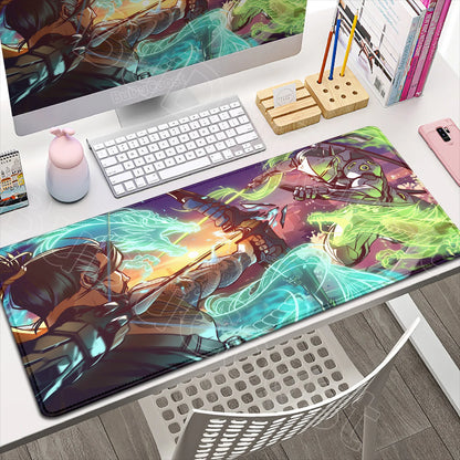 Large XXL DIY Cool  Overwatch Mouse Pad Keyboard Table Gaming Accessories Non-Slip Rubber Edge locking spped Laptop Rug desk Mat