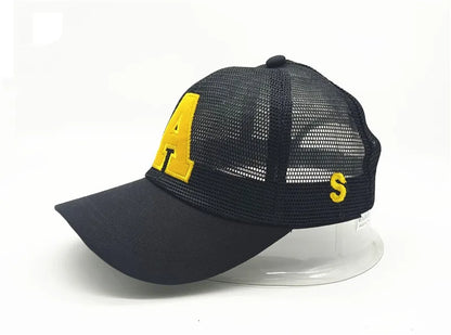 Summer autumn Kid Boy Cartoon Letter Embroidered Baseabll Caps Children Girls Outdoor Leisure Mesh Sport hats