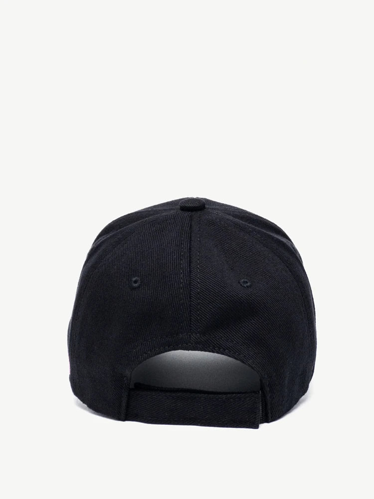 Unisex hímzett „crush” baseball sapka, fekete, hímzett kezdőbetűkkel, „dad hat”, 100% pamut, négy évszakra alkalmas baseball sapka