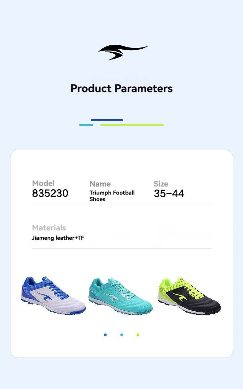 SUNAIS Men Training TF Soccer Shoes Artificial Grass Anti-Slippery Youth Football Shoes AG Women Sports Training Shoes 835230