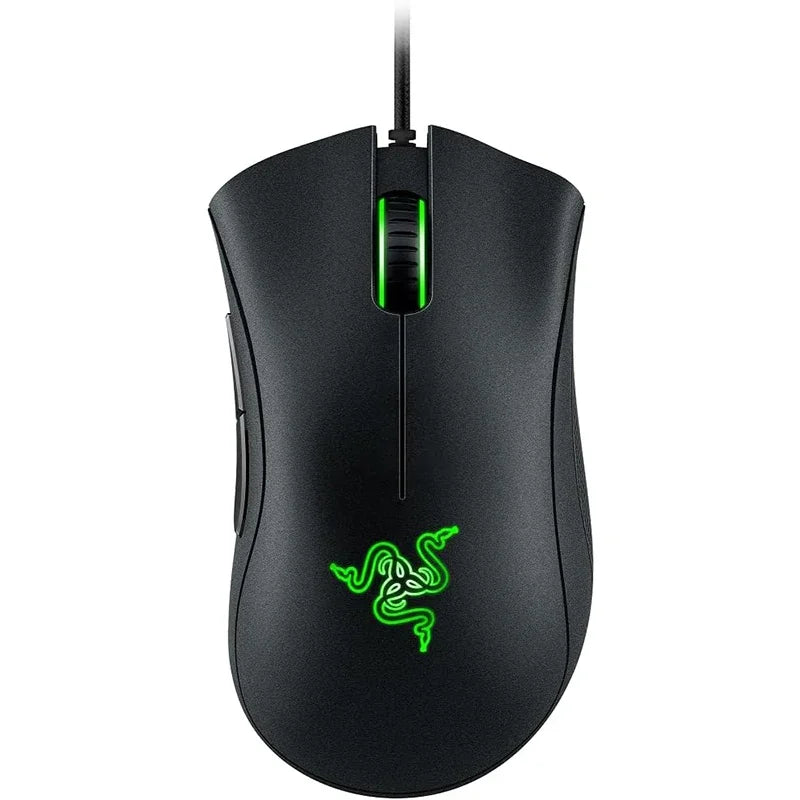 Razer DeathAdder Essential kabelgebundene Gaming-Maus / kabelgebundene Maus 6400DPI 5 unabhängige Tasten für Laptop PC Gamer