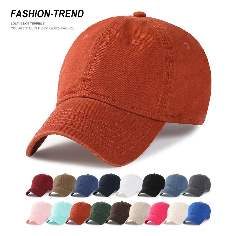 Men Women Oversize XXL 100% Cotton Baseball Cap,Large Baseball Hat for Big Heads 56-63cm(23.5"-25.5"),Adjustable Plain Dad Cap