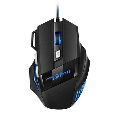 G6 USB Wired Gaming Mouse 7 Buttons with Scroll Wheel 5500DPI Adjustable Optical Ergonomic E-sports Mice for Laptop PC Xiaomi