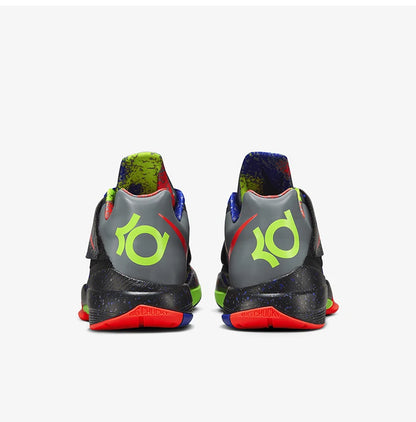Nike Genuine KD 4 NERF Men's Low Cut Shock-Absorbing Practical Basketball Shoes FQ8180-400