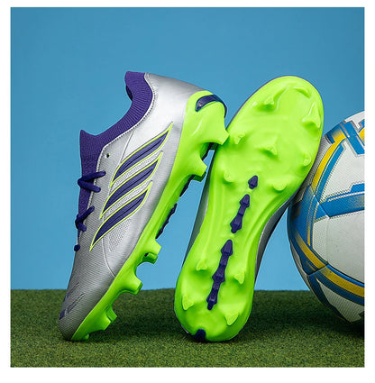 Nouvelles chaussures de football pour hommes, crampons pour enfants, chaussures de football professionnelles pour adultes, chaussures d'entraînement ultralégères antidérapantes pour garçons, livraison directe