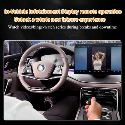 Nova prstanska miška s sledilno kroglico 2.4G+Bluetooth, brezžična miška za daljinsko upravljanje, za kratke videoposnetke/PPT predstavitve/govore/zaslone v vozilu