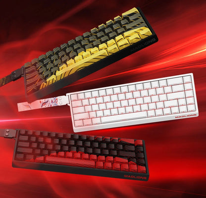 FGG MAD60 Gaming RGB Magnetic Axis Keyboard Game Dedicated Full Key Hot Swap Quick Response Entry Level Custom Gaming Keyboard