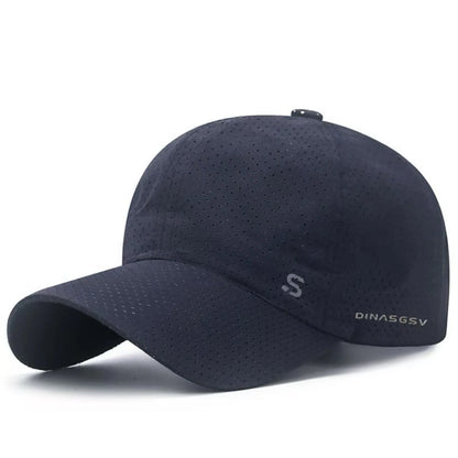1 piece of summer quick drying mesh breathable outdoor sports duckbill cap for men and women sun shading baseball cap