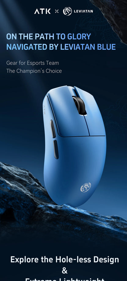 ATK BlazingSky F1 Extreme kabellose Gaming-Maus PAW3950 Ultra Dual-Mode 8000Hz 35g leichte E-Sports-FPS-Maus