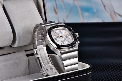 PAGANI DESIGN New PD1819 Men‘s Quartz Watches 40mm Sapphire Stainless Steel Waterproof Luminous C3 Chronograph reloj hombre