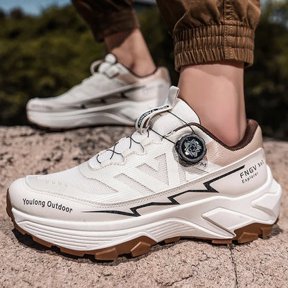 Herren-Sneaker Casual Outdoor rutschfest stoßdämpfend vielseitig Offroad-Wanderschuhe bequeme Laufschuhe für Herren mit weicher Sohle
