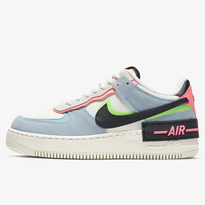 Nike Originals Scarpe casual da uomo Air Force 1 Shadow AF1 Pink Blue Macaron CU8591-101