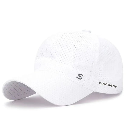 1 piece of summer quick drying mesh breathable outdoor sports duckbill cap for men and women sun shading baseball cap