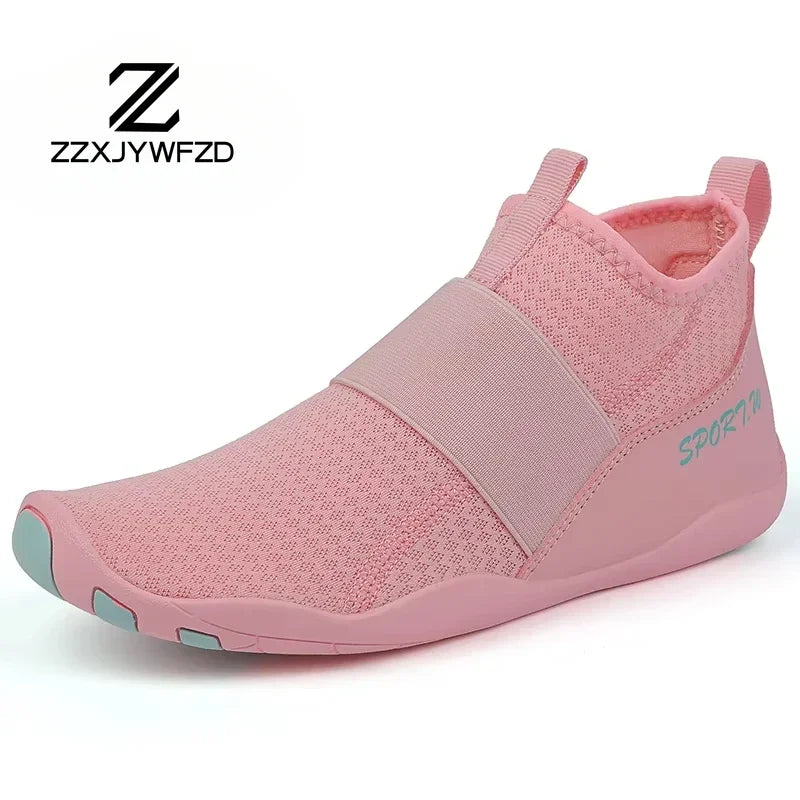 Zapatillas deportivas de exterior para senderismo y vadeo, unisex, para natación, calzado acuático de caña alta barefoot, zapatos aqua para playa, fitness, buceo y surf