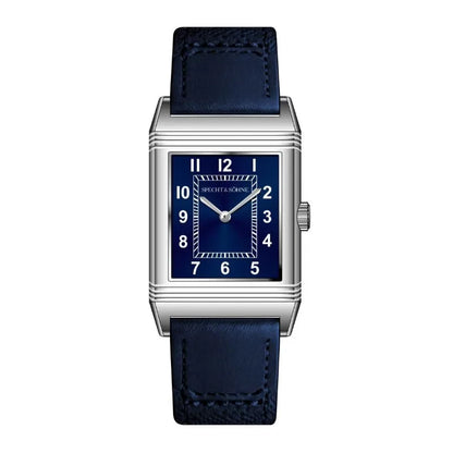 2026 Specht & Söhne New 25.5MM Square Watch For Men Ronda Quartz Movt Sports Watches Ultrathin Stainless Steel 50M Waterproof