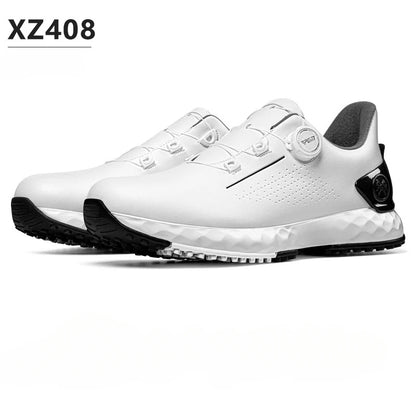 Scarpe da golf da uomo PGM, sneakers comode con ammortizzazione, lacci con manopola, impermeabili e antiscivolo, rialzanti XZ408