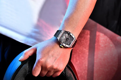 PAGANI DESIGN Newest Luxury Skeleton Watches VH65 Man Quartz Watch 42MM Rubber Strap Sapphire Glass Waterproof reloj hombre