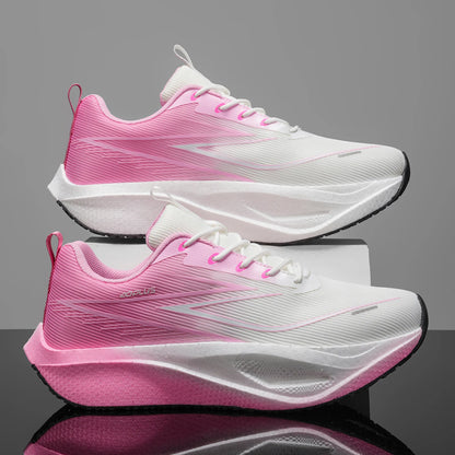 Zapatillas deportivas unisex de malla transpirable, modernas y profesionales, para running y fitness al aire libre, cómodas, con cordones, para hombre