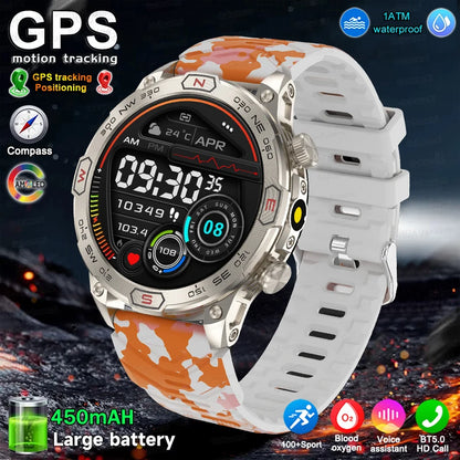 Men Fashion Outdoor Sport GPS Smart Watch Men AMOLED HD Screen Heart rate Waterproof Sport Smartwatch Man Smart Bracelet clock