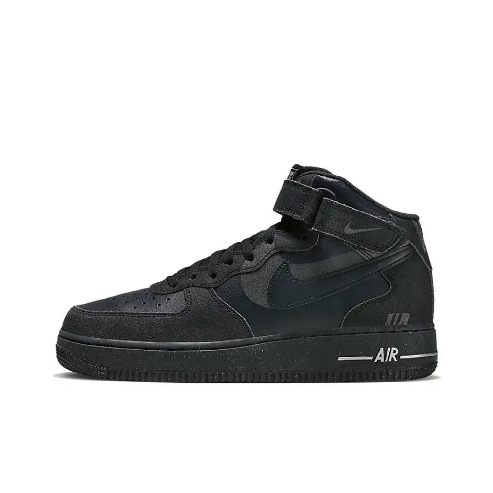Nike Air Force 1 Stylish and Versatile Unisex Mid-Top Skate Shoes Slip-Resistant and Durable Casual Shoes FN4274-100