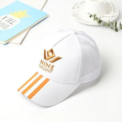 Summer autumn Kid Boy Cartoon Letter Embroidered Baseabll Caps Children Girls Outdoor Leisure Mesh Sport hats
