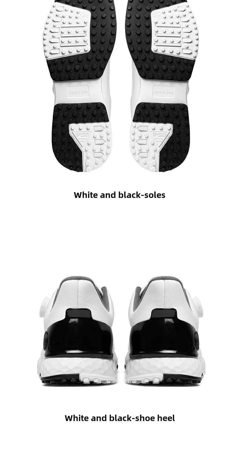 Scarpe da golf da uomo PGM, sneakers comode con ammortizzazione, lacci con manopola, impermeabili e antiscivolo, rialzanti XZ408