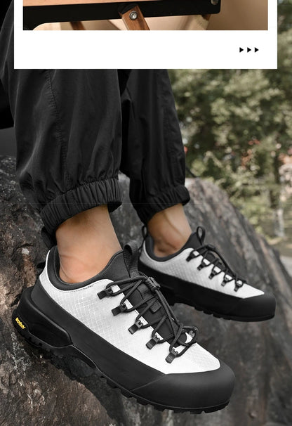 Pohodniški čevlji z nedrsečim podplatom za moške, spomladanski in jesenski, za prosti čas in šport, zračni, udobni, trpežni, športni čevlji za prosti čas