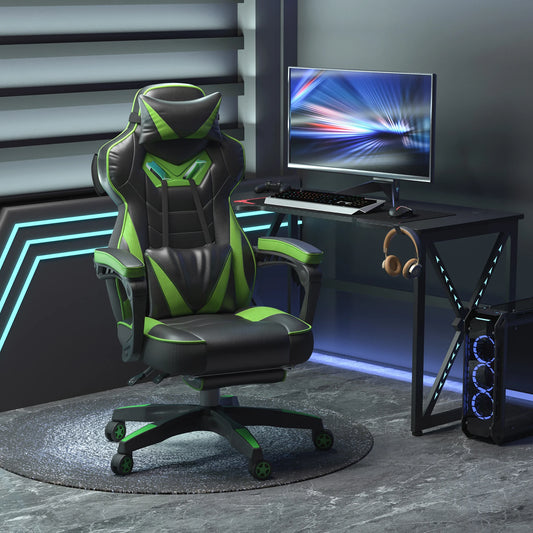 Cadeira Gaming Ergonómica Vinsetto com Encosto Reclinável 65X70X118.5-126.5Cm