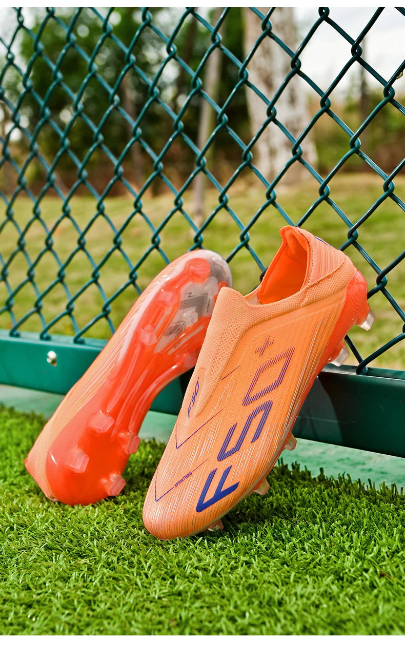 New Men's Soccer Shoes Futsal Football Boots Sneakers Match Grass Cleats High-Quality Non-Slip Indoor Hot-Selling High-Top Outdoor
