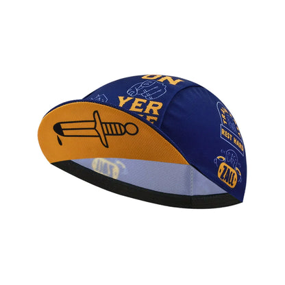 Cool style Cycling Caps Summer Breathable Sports Bicycle Hats Quick Dry Polyester Black Blue Bike Hats Classical Retro Runing
