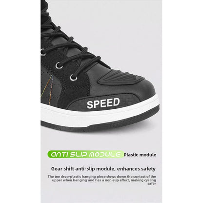 New Men's and Women's Four-Season Universal Safety Protection Motorcycle Riding Boots, Anti-Slip and Anti-Fall Motorcycle Shoes