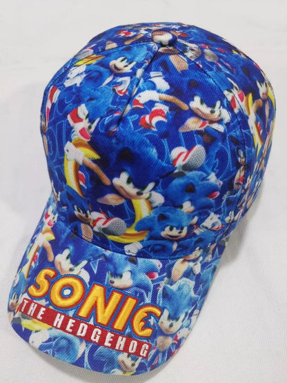 Baseballová čiapka Shadow the Hedgehog 3D pre dospelých a deti s potlačou Sonic, Amy, Tails a Knuckles, s plochým okrajom a klobúkom typu „ducktongue“, darčeky