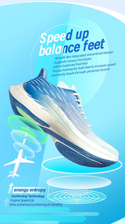 Onemix Wind Wings : chaussures de course respirantes pour hommes, marathon, sport et loisirs ; chaussures de sport légères pour femmes ; corde à sauter d'extérieur pour hommes