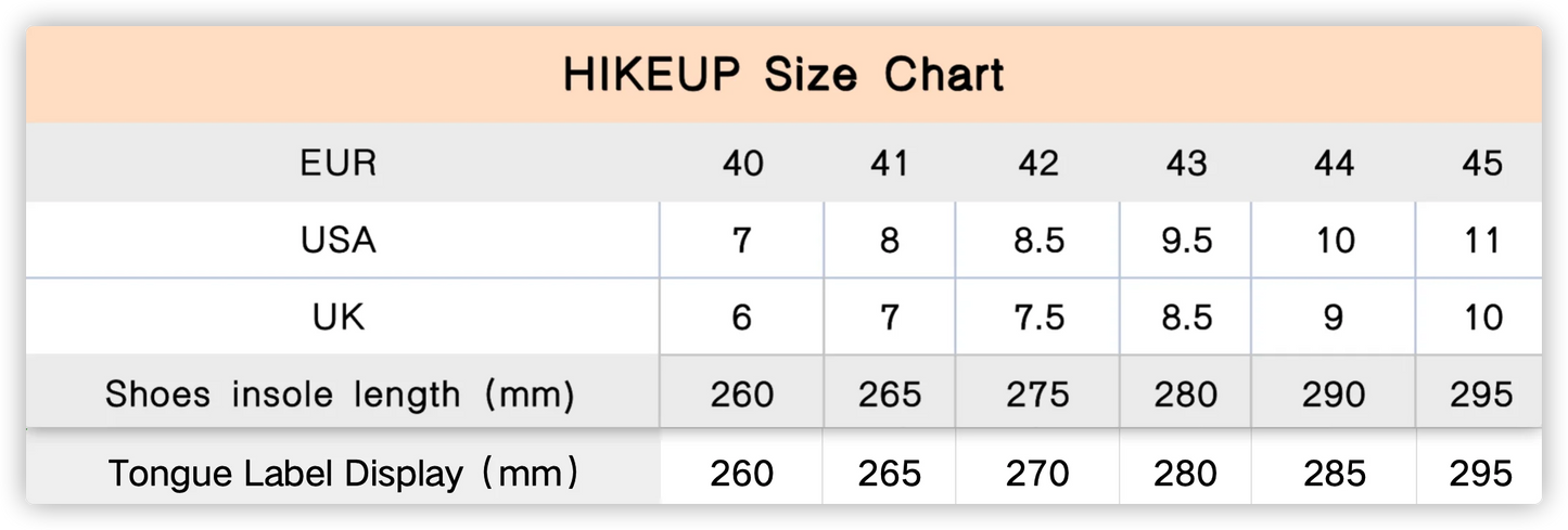 HIKEUP Hiking Shoes Men Designer Climbing Trekking Sneakers for Men Leather Outdoor Sports Work Man Shoes Run Shoes