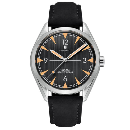 Corgeut 41mm Men's Clock Automatic Relogio Masculino Japan Movt Mechanical Sapphire White Black Blue Dial Steel Band Men's Watch
