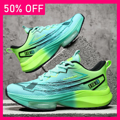 Unisex Sports Shoes Summer New Thick Sole Cushioning Anti Slip Rebound Professional Running Training Shoes for Teenagers