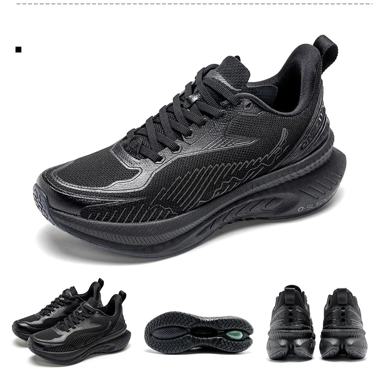Onemix New Original — męskie sportowe buty do biegania, amortyzujące, miękkie, lekkie, oddychająca siateczka, antypoślizgowe sneakersy z amortyzacją