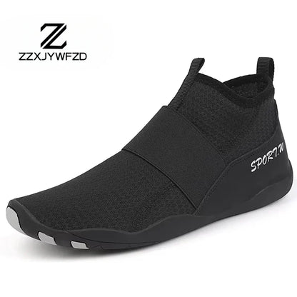Zapatillas deportivas de exterior para senderismo y vadeo, unisex, para natación, calzado acuático de caña alta barefoot, zapatos aqua para playa, fitness, buceo y surf