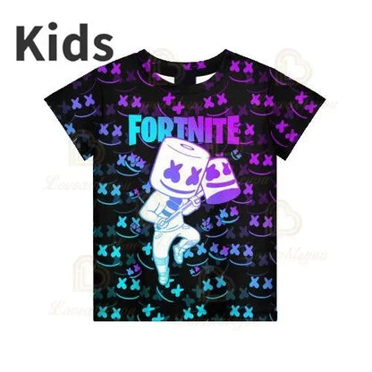 Red Jade Fortnite Anime Battle Royale 3D T-Shirt for Men Women Kids - Pelly T-Shirt Birthday Gift for Girls And Boys