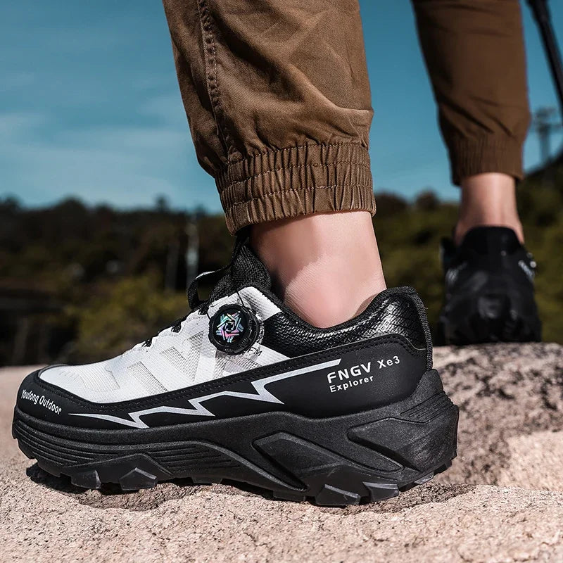 Herren-Sneaker Casual Outdoor rutschfest stoßdämpfend vielseitig Offroad-Wanderschuhe bequeme Laufschuhe für Herren mit weicher Sohle