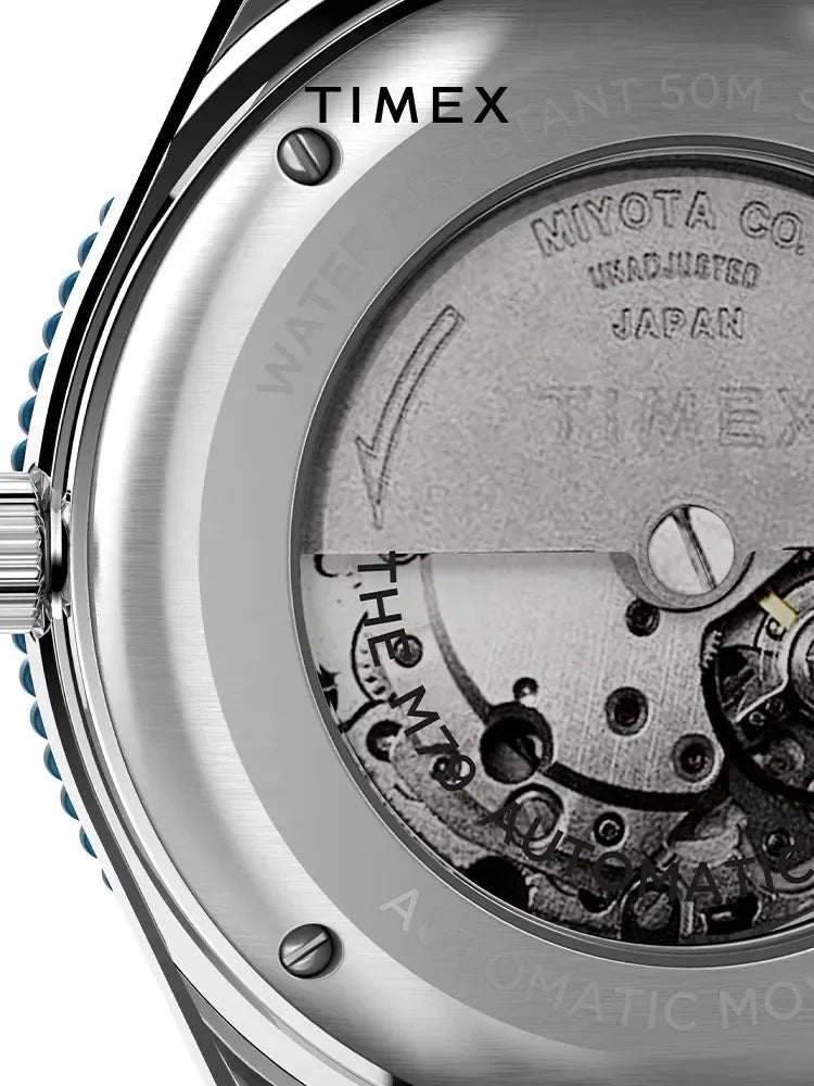 TIMEX Automatic Brand Men's Watch Luxury Leisure Multifunction Watches for Men Calendar Steel Strip Wristwatch