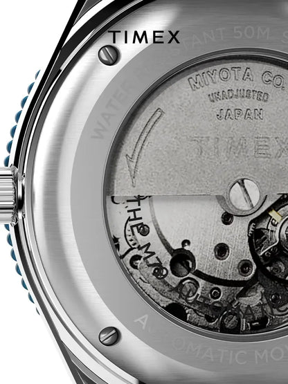 TIMEX Automatic Brand Men's Watch Luxury Leisure Multifunction Watches for Men Calendar Steel Strip Wristwatch