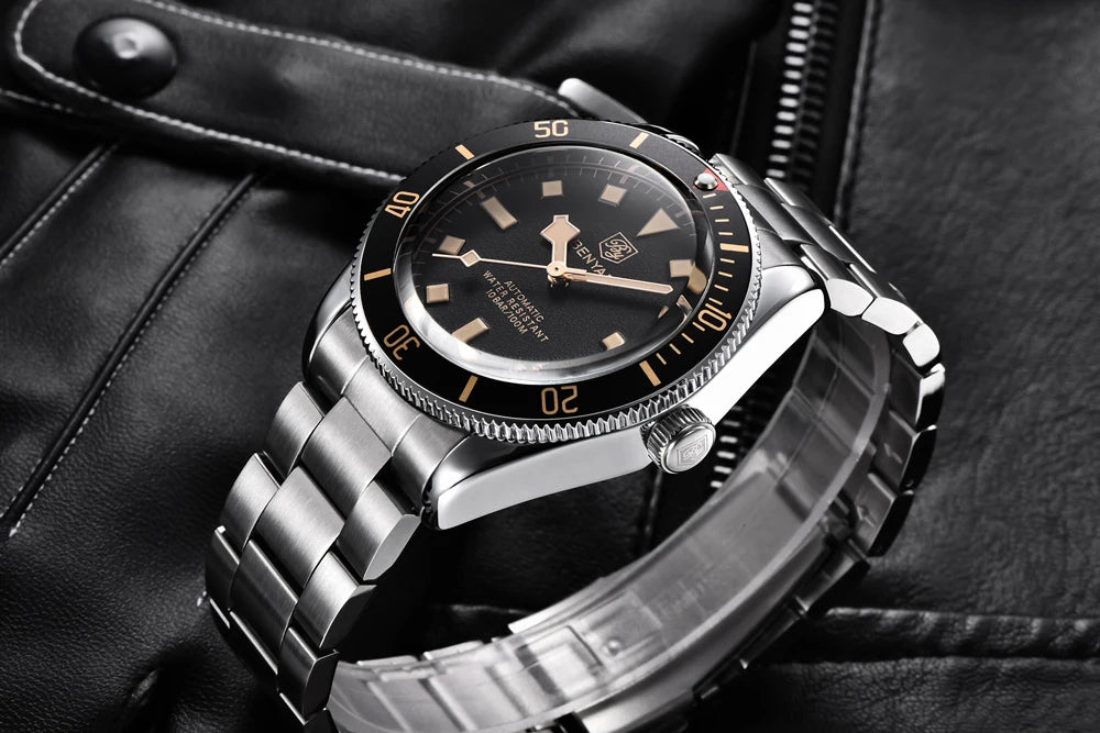 2026 New BENYAR Men's Luxury Automatic Watches Mechanical Business Waterproof Wrist Watch for Men Sports Luminous Men Bracelet
