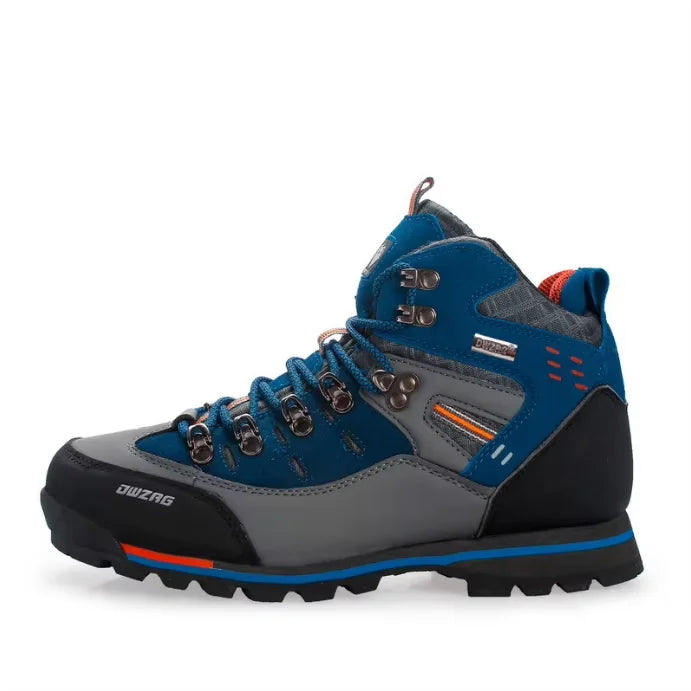 Lynjacye Mid-Cut 2025 New Waterproof Hiking Boots Training Shoes Men Sports Outdoor Non-Slip Woodland Hunting Work Shoes