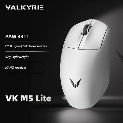 VALKYRIE VK M5 PRO Wireless Mouse Dual 8K Intelligent Display Screen Receiver Ergonomic Lightweight Low Latency Gaming Mouse