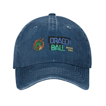 Dragon Ball Shenron Logo Baseball Caps Unisex Distressed Denim Snapback Cap Goku Kakarot Manga Outdoor Adjustable Fit Caps Hat