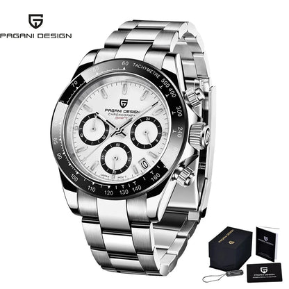 PAGANI Design 2026 New Mens Quartz Watch Luxury Sports Fashion Style Sapphire Glass Japan VK63 Movement Water Resistant PD1644